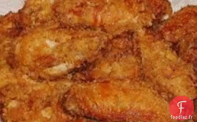 Ailes de poulet frites croustillantes