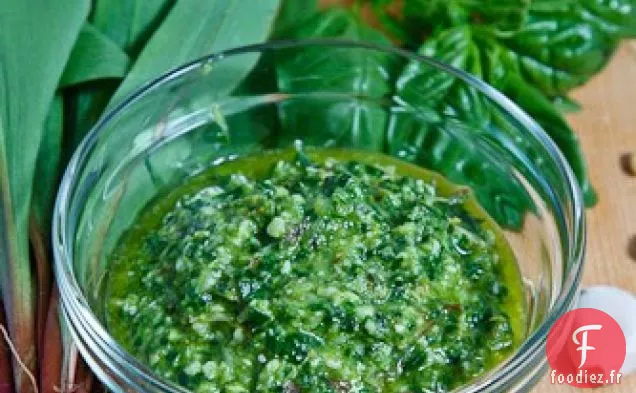 Pesto de Poireaux sauvages (aka Rampe)