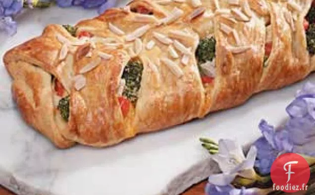 Tresse de poulet au brocoli