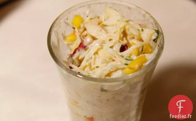 Cocktail de crabe et de noix de coco