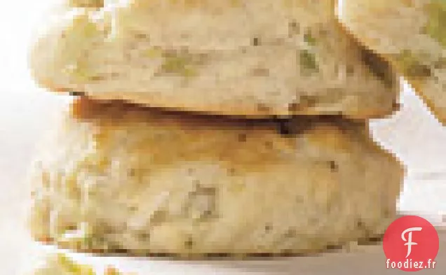 Biscuits Rampe et Babeurre à la Coriandre Craquelée