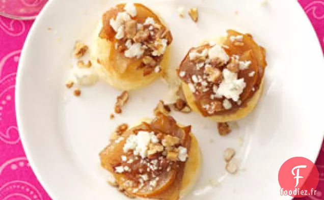 Tartelettes salées aux poires