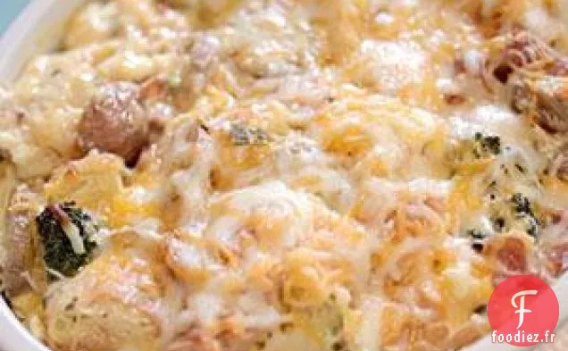 Strata petit-déjeuner au bacon et aux pommes de terre