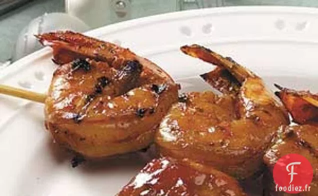 Brochettes de crevettes Zippy