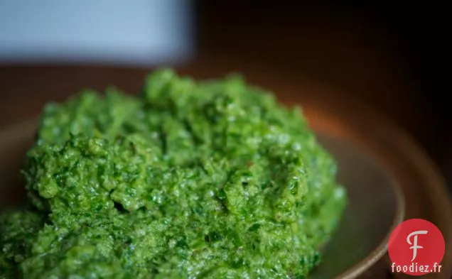 Pesto de Légumes Verts Printaniers