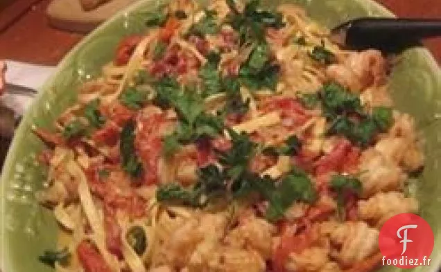 Pâtes aux crevettes