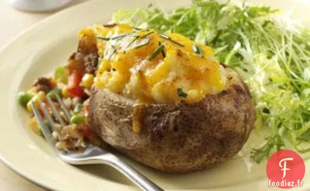 Hachis Parmentier Pommes de terre deux fois cuites