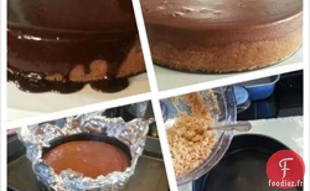 Cheesecake au chocolat noir doublement décadent