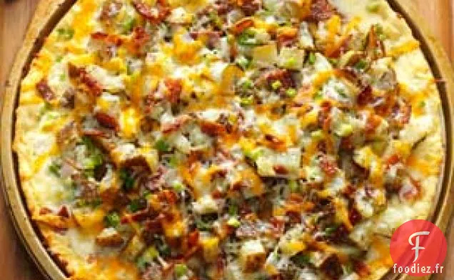 Pizza aux pommes de terre au four