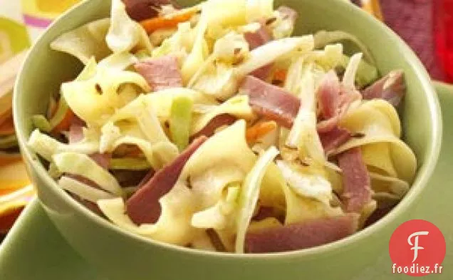 Salade de pâtes Reuben