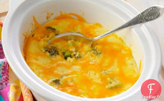 Casserole d'œufs et de brocoli