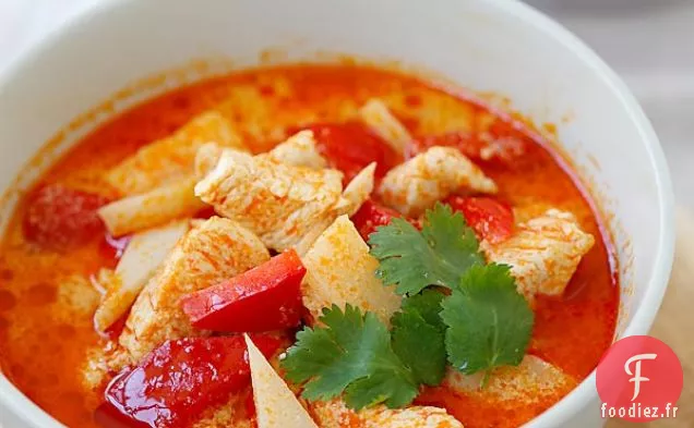 Curry De Poulet Thaï Aux Pousses De Bambou