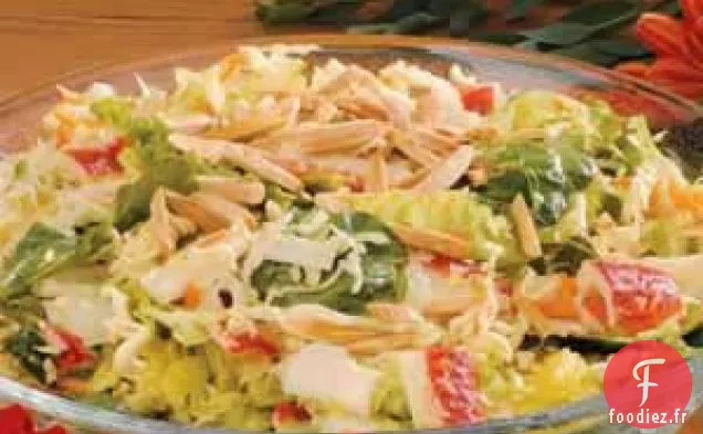 Mélange de salade de chou au crabe