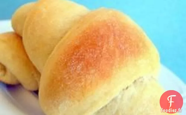 Rouleaux de croissant doré