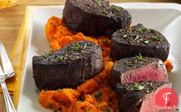 Filet de bœuf en croûte de cacao