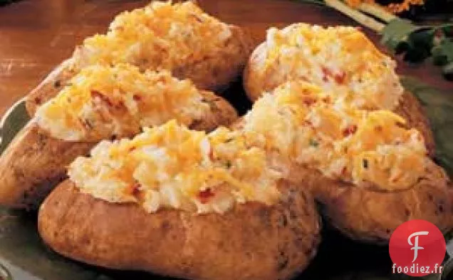 Pommes de terre deux fois cuites au four