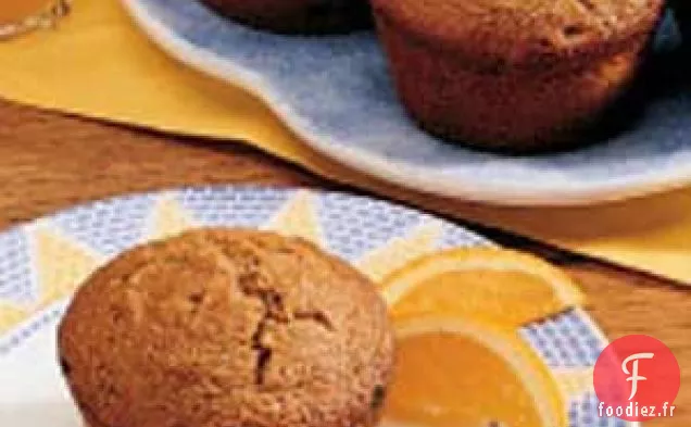 Muffins au son et au miel