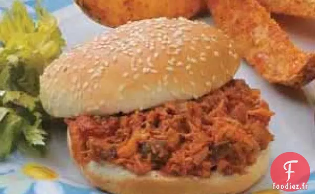 Sandwichs au poulet BBQ