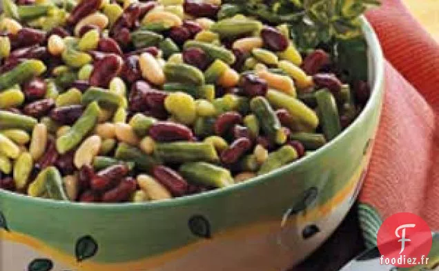 Salade de quatre haricots de Dijon