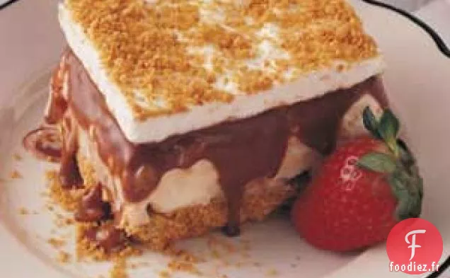 Dessert à la banane split