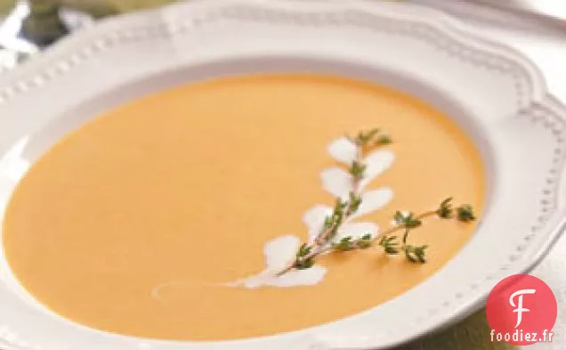 Bisque de citrouille au gingembre