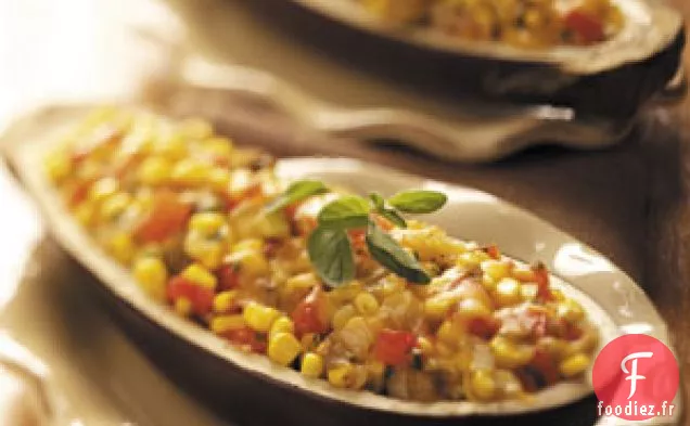 Aubergines farcies aux légumes