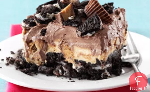 Dessert au chocolat et au beurre de cacahuète
