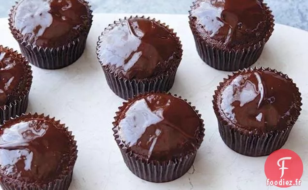 Cupcakes à la ganache au chocolat