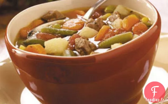 Soupe de légumes à la mijoteuse
