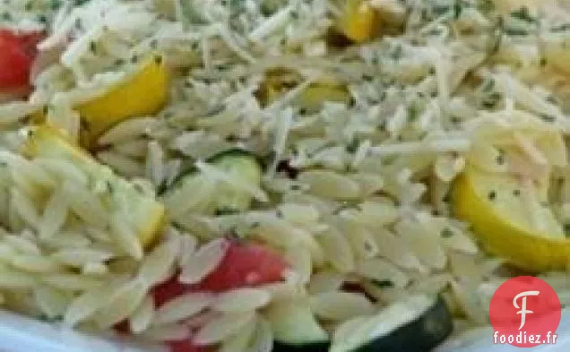Orzo aux légumes rôtis