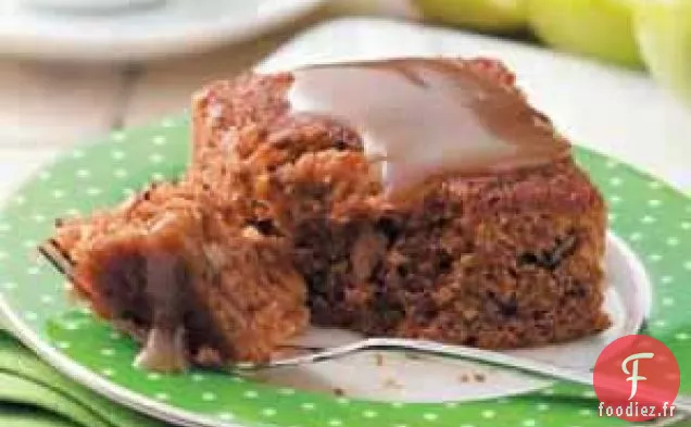Dessert aux pommes épicées