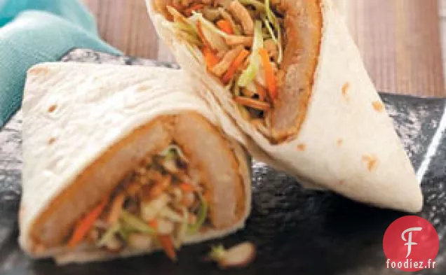 Wraps asiatiques sans viande