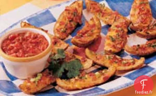 Peaux de pommes de terre pour tacos