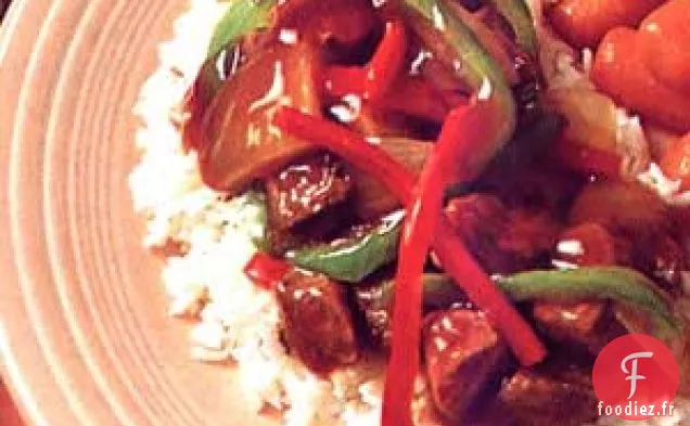 Bœuf et poivrons
