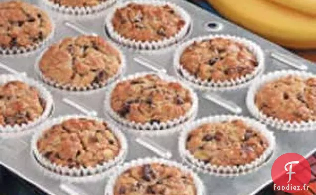 Muffins au son et à la banane