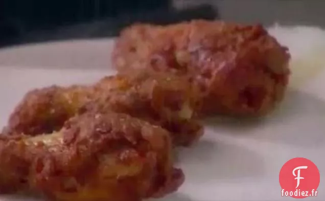 Pilons de poulet frits épicés