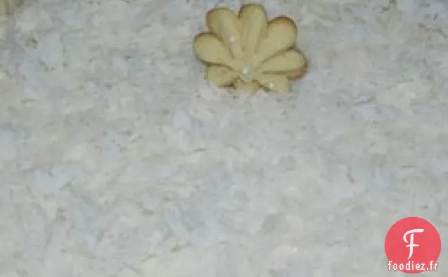Tarte de Noël blanche