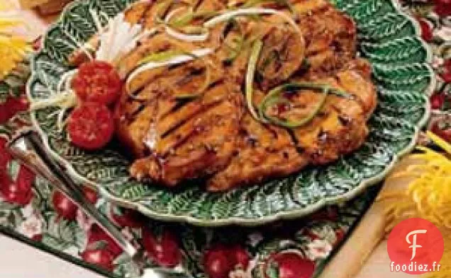 Poulet au sésame et au gingembre