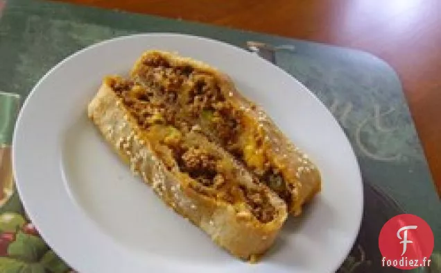 Calzones au cheeseburger et aux champignons