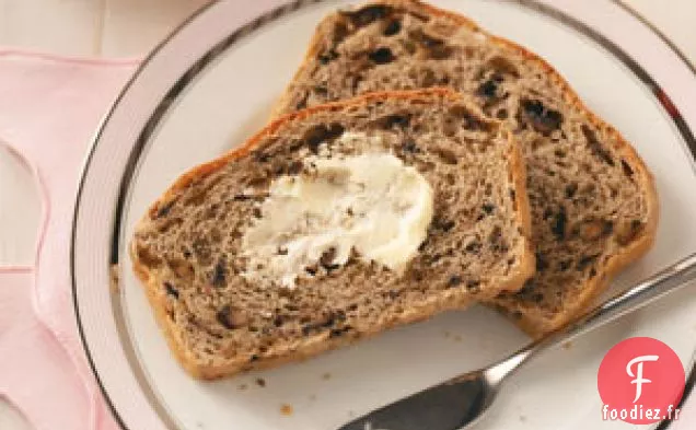 Pain aux champignons salé