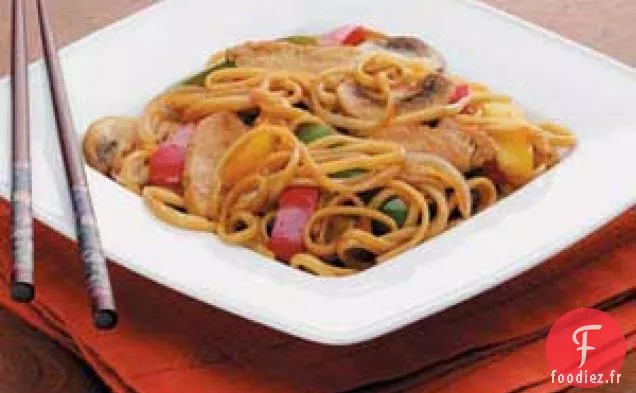 Sauté de dinde Lo Mein