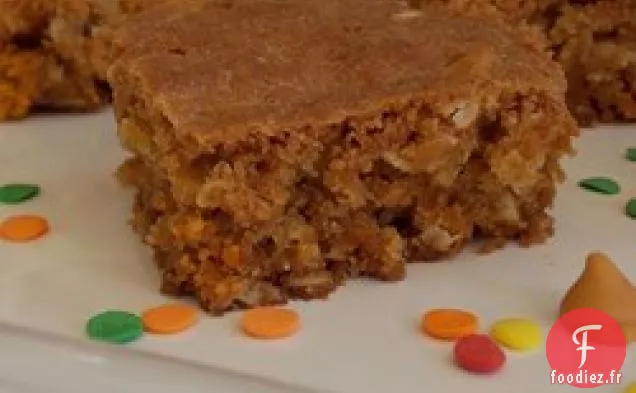 Scotchies à l'avoine dans une poêle