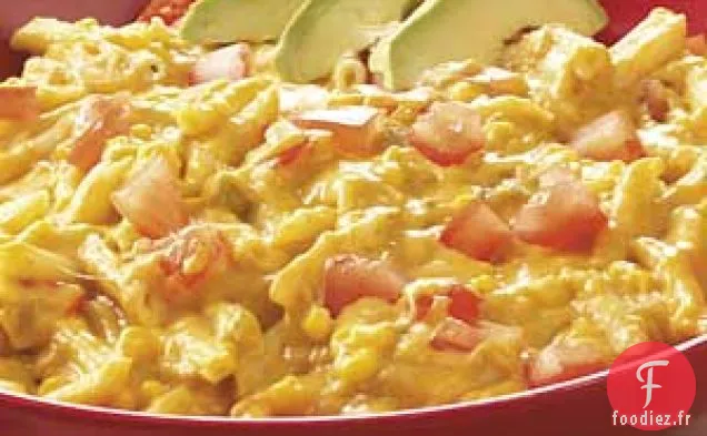 Penne au chili et au cheddar