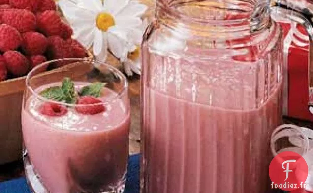 Milkshake aux fruits du matin