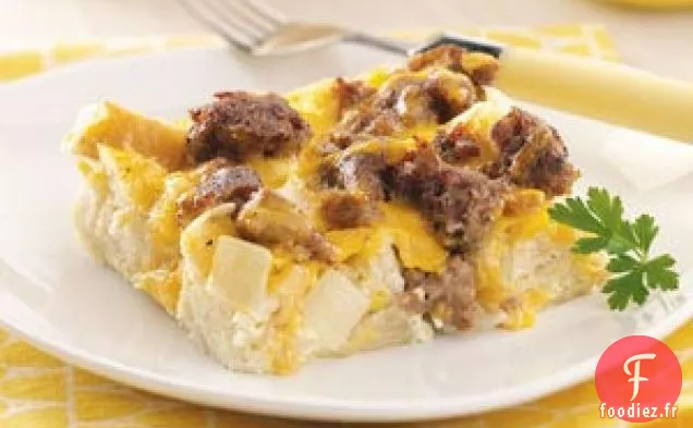 Casserole pour le petit-déjeuner