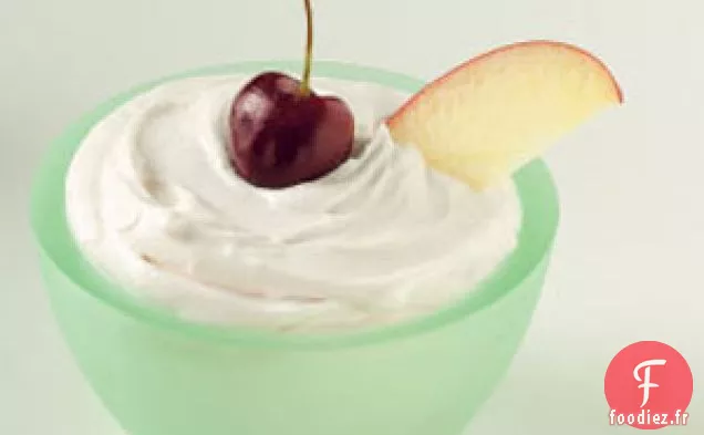 Trempette aux fruits et à la guimauve
