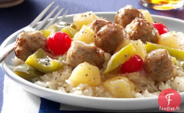 Boulettes de viande hawaïennes