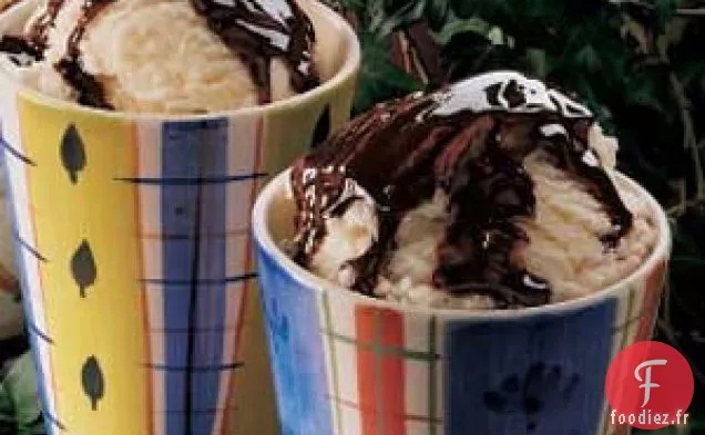 Sirop de crème glacée au chocolat