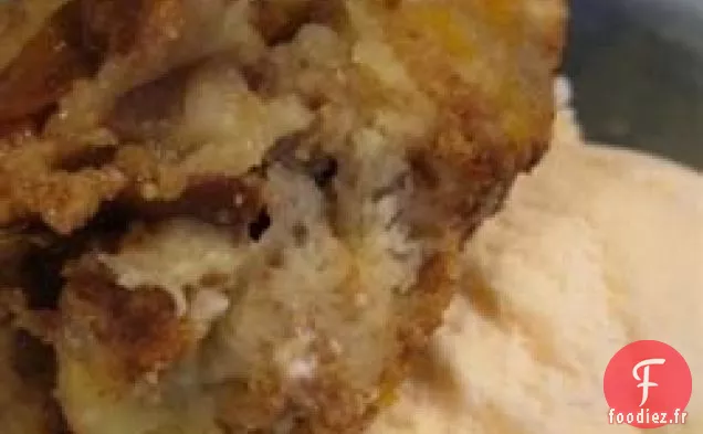 Pouding au pain aux pommes de grand-mère