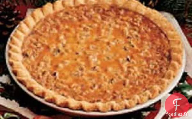 Tourte à la viande hachée et aux noix